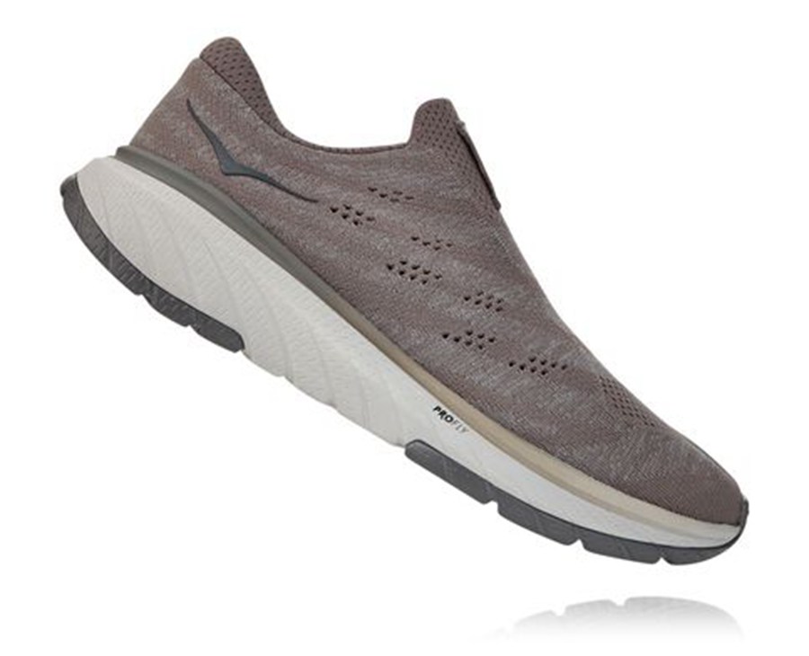 Chaussure Running Hoka One One Cavu 3 Slip Homme - Grise - TJS-874519